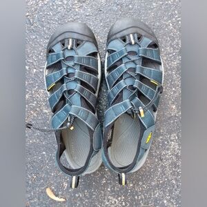 Mens Keen Hiking Sandals Newport H2 Hybrid Navy Blue Closed Toe Size 13 1001938